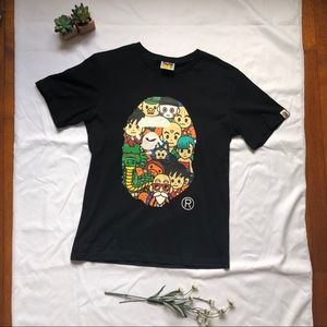 Bape x Baby Milo Dragon Ball Black Tee